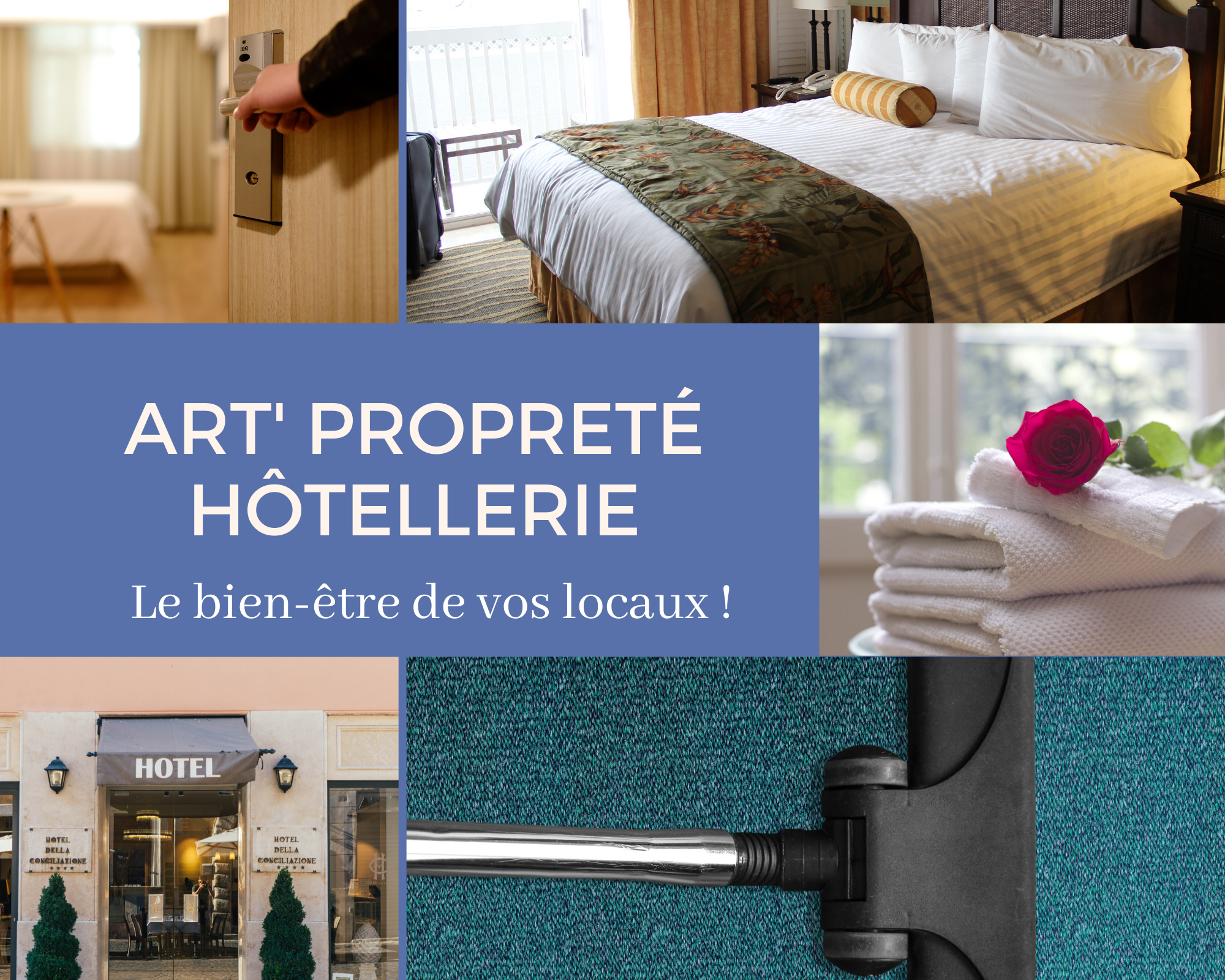 art propreté hôtellerie nettoyage des chambres vitrerie